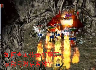 如何查询传奇新服玩家称号激活条件? 如何查询传奇新服玩家称号激活条件?