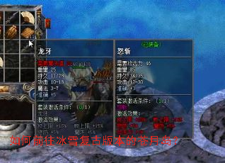 如何前往冰雪复古版本的苍月岛? 如何前往冰雪复古版本的苍月岛?