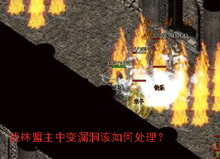 武林盟主中变漏洞该如何处理? 武林盟主中变漏洞该如何处理?