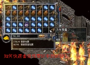 如何快速击败传奇SF中的BOSS? 如何快速击败传奇SF中的BOSS?