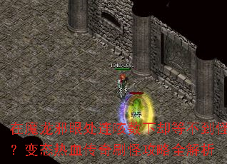 在魔龙邪眼处连咳数下却等不到怪?变态热血传奇刷怪攻略全解析 在魔龙邪眼处连咳数下却等不到怪?变态热血传奇刷怪攻略全解析