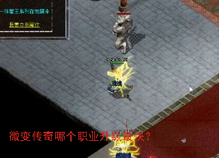 微变传奇哪个职业升级最快? 微变传奇哪个职业升级最快?