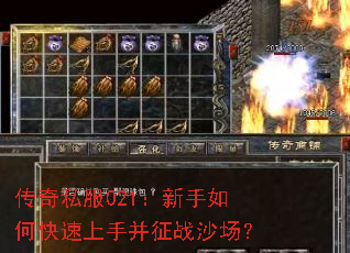 传奇私服021:新手如何快速上手并征战沙场? 传奇私服021:新手如何快速上手并征战沙场?