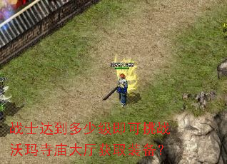 战士达到多少级即可挑战沃玛寺庙大厅获取装备? 战士达到多少级即可挑战沃玛寺庙大厅获取装备?
