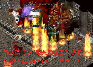 散人新手如何快速崛起?纵横沙场问鼎巅峰的诀窍是什么? 散人新手如何快速崛起?纵横沙场问鼎巅峰的诀窍是什么?
