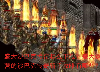 盛大沙巴克传奇怎么下载?盛大运营的沙巴克传奇新手攻略有哪些? 盛大沙巴克传奇怎么下载?盛大运营的沙巴克传奇新手攻略有哪些?