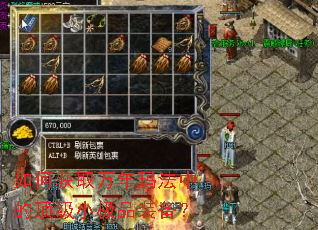 如何获取万年玛法中的顶级小极品装备? 如何获取万年玛法中的顶级小极品装备?