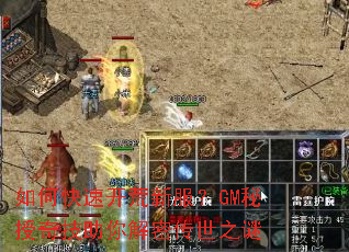 如何快速开荒新服?GM秘授奇技助你解密传世之谜 如何快速开荒新服?GM秘授奇技助你解密传世之谜