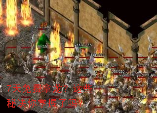 7天免费拿龙?这些秘诀你掌握了吗? 7天免费拿龙?这些秘诀你掌握了吗?