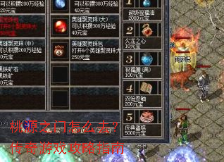 桃源之门怎么去?传奇游戏攻略指南 桃源之门怎么去?传奇游戏攻略指南