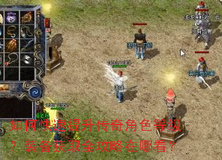 如何快速提升传奇角色等级?装备获取全攻略在哪看? 如何快速提升传奇角色等级?装备获取全攻略在哪看?