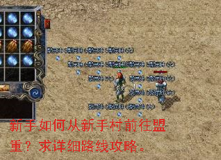 新手如何从新手村前往盟重?求详细路线攻略。 新手如何从新手村前往盟重?求详细路线攻略。