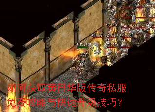 如何获取黄日华版传奇私服免费攻略与快速升级技巧? 如何获取黄日华版传奇私服免费攻略与快速升级技巧?