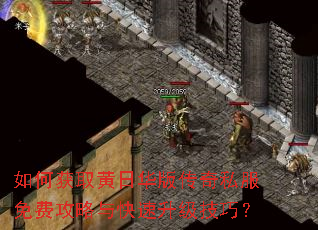 如何获取黄日华版传奇私服免费攻略与快速升级技巧? 如何获取黄日华版传奇私服免费攻略与快速升级技巧?
